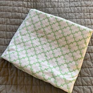 GARNET HILL  Queen Duvet Cover Everyday Printed Percale Bedding